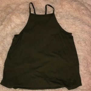 Old navy green boxy tank